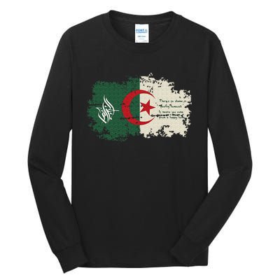 Algeria blood Algeria is my country Tall Long Sleeve T-Shirt