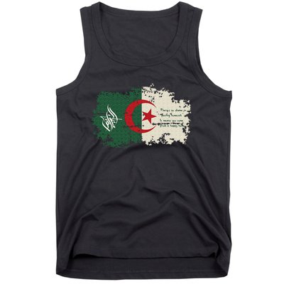 Algeria blood Algeria is my country Tank Top