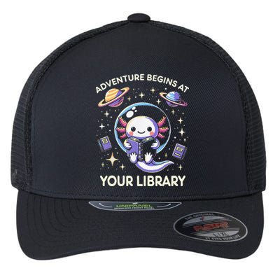 Adventure Begins At Your Library Summer Reading Program 2024 Flexfit Unipanel Trucker Cap