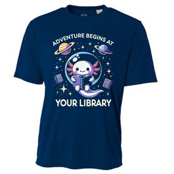 Adventure Begins At Your Library Summer Reading Program 2024 Cooling Performance Crew T-Shirt