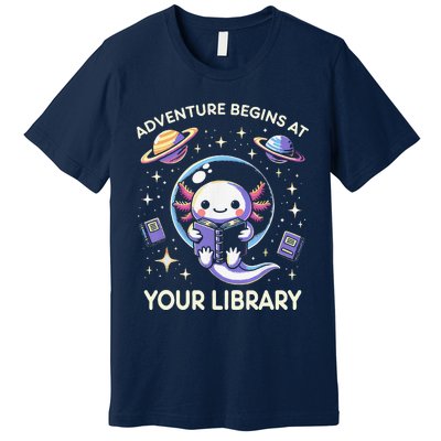 Adventure Begins At Your Library Summer Reading Program 2024 Premium T-Shirt