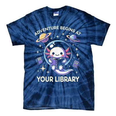 Adventure Begins At Your Library Summer Reading Program 2024 Tie-Dye T-Shirt