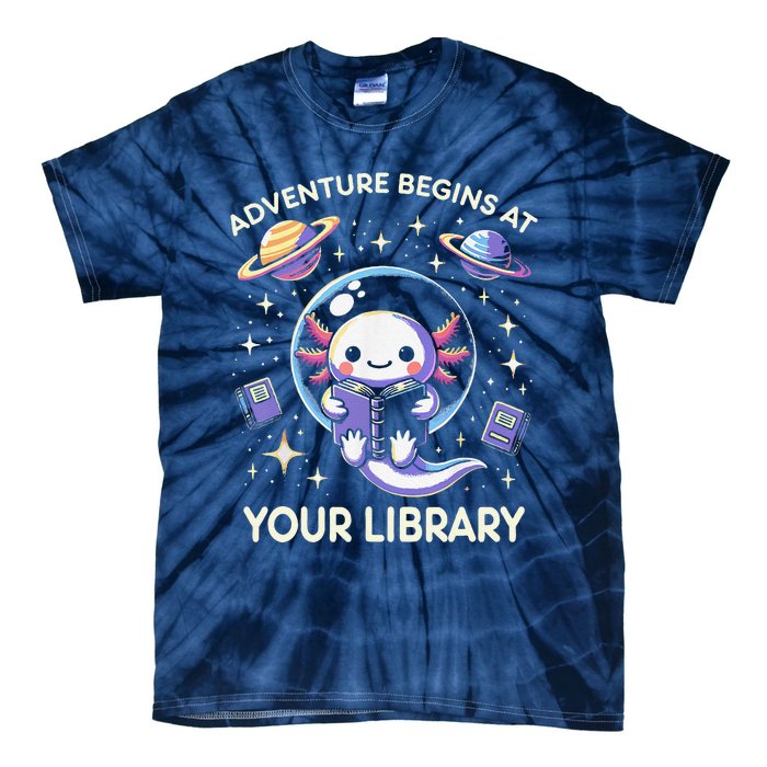 Adventure Begins At Your Library Summer Reading Program 2024 Tie-Dye T-Shirt