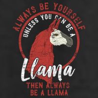 Always Be A Llama Gift Adult Drive Performance Visor