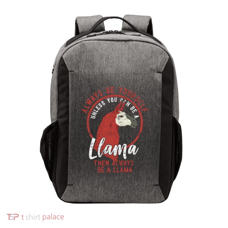 Always Be A Llama Gift Vector Backpack