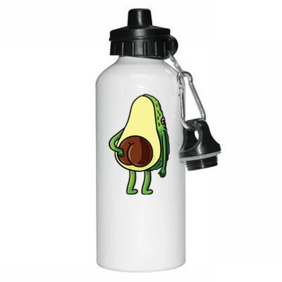 Avocado Butt Avocado Lover Cute Aluminum Water Bottle