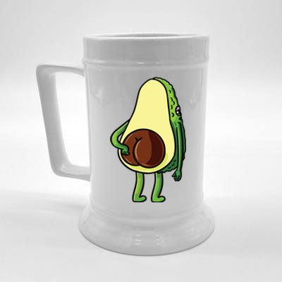 Avocado Butt Avocado Lover Cute Beer Stein