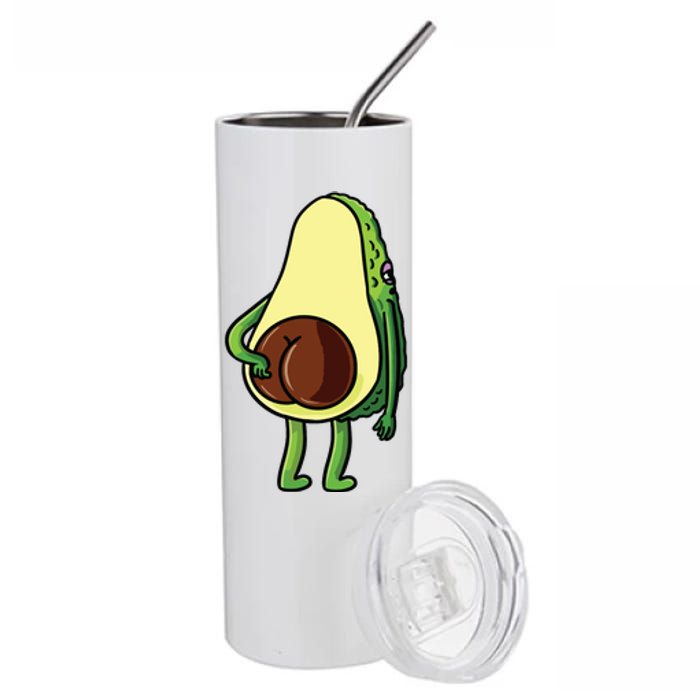 Avocado Butt Avocado Lover Cute Stainless Steel Tumbler