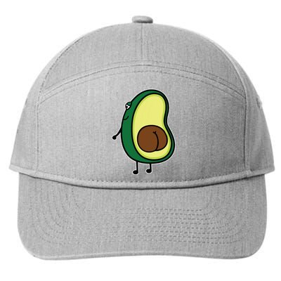 Avocado Butt 7-Panel Snapback Hat