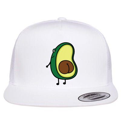 Avocado Butt Flat Bill Trucker Hat