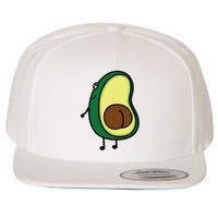 Avocado Butt Wool Snapback Cap