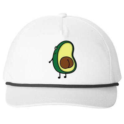 Avocado Butt Snapback Five-Panel Rope Hat