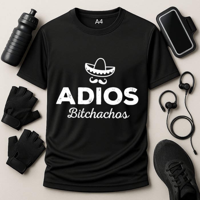 Adios Bitchachos Cooling Performance Crew T-Shirt