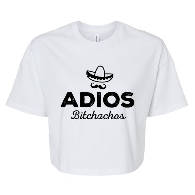 Adios Bitchachos Bella+Canvas Jersey Crop Tee