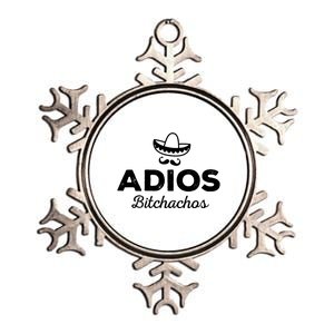 Adios Bitchachos Metallic Star Ornament