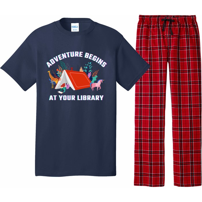 Adventure Begins At Your Library Summer Reading 2024 Pajama Set