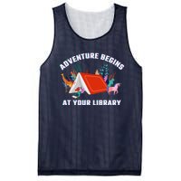 Adventure Begins At Your Library Summer Reading 2024 Mesh Reversible Basketball Jersey Tank