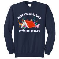 Adventure Begins At Your Library Summer Reading 2024 Tall Sweatshirt