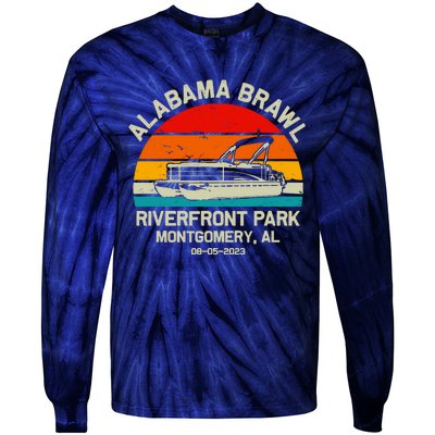 Alabama Brawl At Riverfront Park In Montgomery Alabama Tie-Dye Long Sleeve Shirt