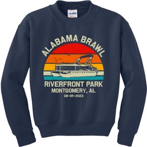 Alabama Brawl At Riverfront Park In Montgomery Alabama Kids Sweatshirt