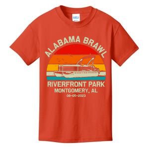 Alabama Brawl At Riverfront Park In Montgomery Alabama Kids T-Shirt