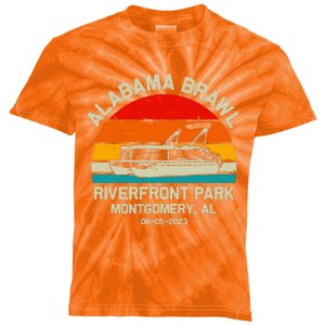 Alabama Brawl At Riverfront Park In Montgomery Alabama Kids Tie-Dye T-Shirt