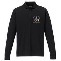 Adventure Begins At Your Library Summer Reading 2024 Gnome Performance Long Sleeve Polo