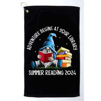 Adventure Begins At Your Library Summer Reading 2024 Gnome Platinum Collection Golf Towel