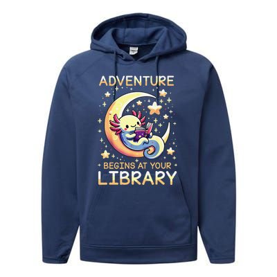 Adventure Begins At Your Library Summer Reading Program 2024 Performance Fleece Hoodie