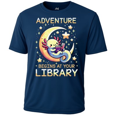 Adventure Begins At Your Library Summer Reading Program 2024 Cooling Performance Crew T-Shirt