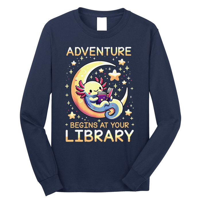 Adventure Begins At Your Library Summer Reading Program 2024 Long Sleeve Shirt