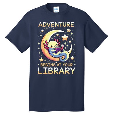 Adventure Begins At Your Library Summer Reading Program 2024 Tall T-Shirt