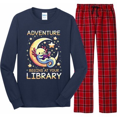 Adventure Begins At Your Library Summer Reading Program 2024 Long Sleeve Pajama Set