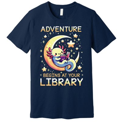 Adventure Begins At Your Library Summer Reading Program 2024 Premium T-Shirt