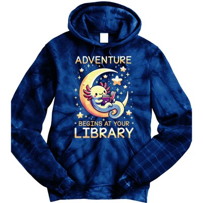 Adventure Begins At Your Library Summer Reading Program 2024 Tie Dye Hoodie