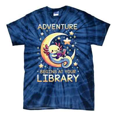 Adventure Begins At Your Library Summer Reading Program 2024 Tie-Dye T-Shirt