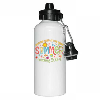 Adventure Begins At Your Library Summer Reading Program 2024 Aluminum Water Bottle