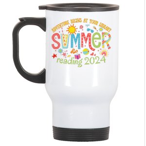 Adventure Begins At Your Library Summer Reading Program 2024 Stainless Steel Travel Mug