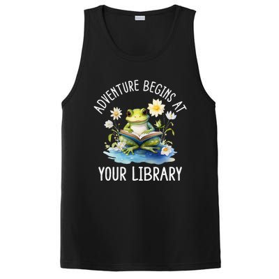 Adventure Begins At Your Library Summer Reading Program 2024 PosiCharge Competitor Tank