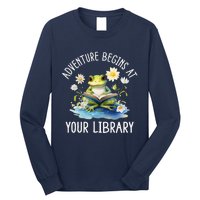 Adventure Begins At Your Library Summer Reading Program 2024 Long Sleeve Shirt