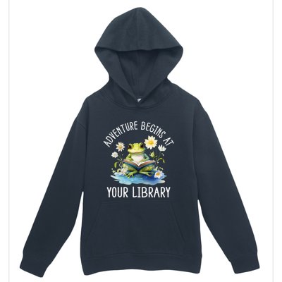 Adventure Begins At Your Library Summer Reading Program 2024 Urban Pullover Hoodie