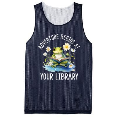 Adventure Begins At Your Library Summer Reading Program 2024 Mesh Reversible Basketball Jersey Tank