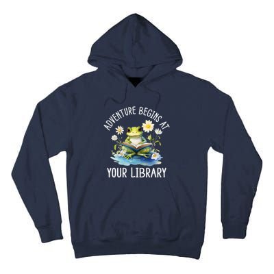 Adventure Begins At Your Library Summer Reading Program 2024 Tall Hoodie