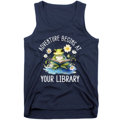 Adventure Begins At Your Library Summer Reading Program 2024 Tank Top