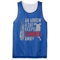 Archery Bow Archer Zombie Vintage An Arrow A Day Keeps Gift Mesh Reversible Basketball Jersey Tank