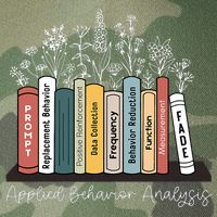 Applied Behavior Analysis Book Wildflower ABA RBT Therapist  Legacy Tie Dye Trucker Hat