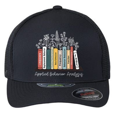 Applied Behavior Analysis Book Wildflower ABA RBT Therapist  Flexfit Unipanel Trucker Cap