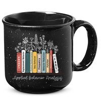 Applied Behavior Analysis Book Wildflower ABA RBT Therapist  15oz Campfire Ceramic Mug