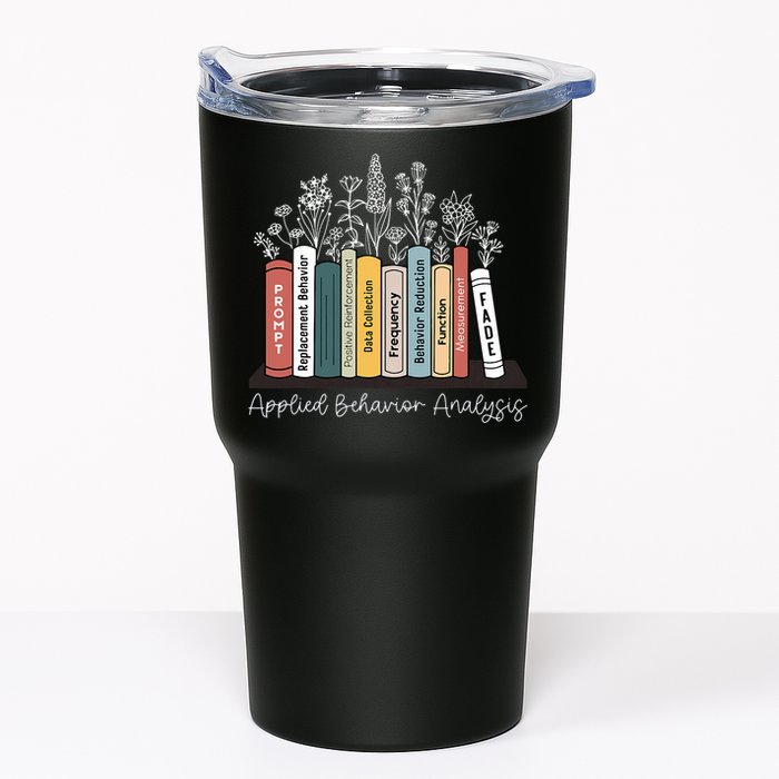 Applied Behavior Analysis Book Wildflower ABA RBT Therapist  Tumbler