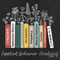 Applied Behavior Analysis Book Wildflower ABA RBT Therapist  Hat